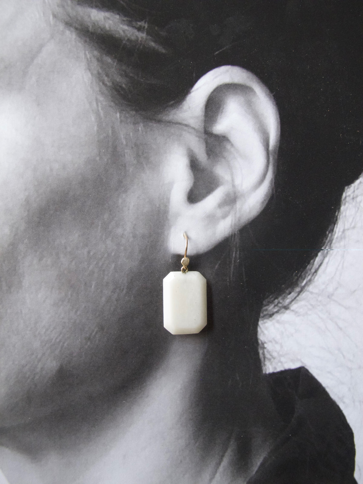 Bone Panel Earrings