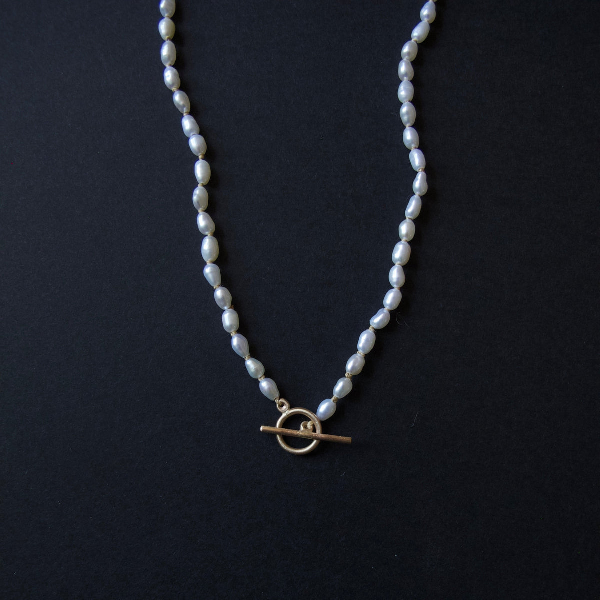 Long Seed Pearl Necklace