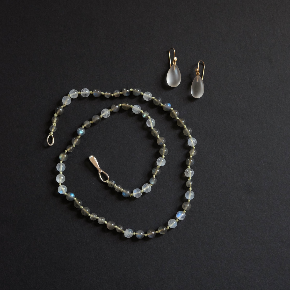 Labradorite and Moonstone necklace