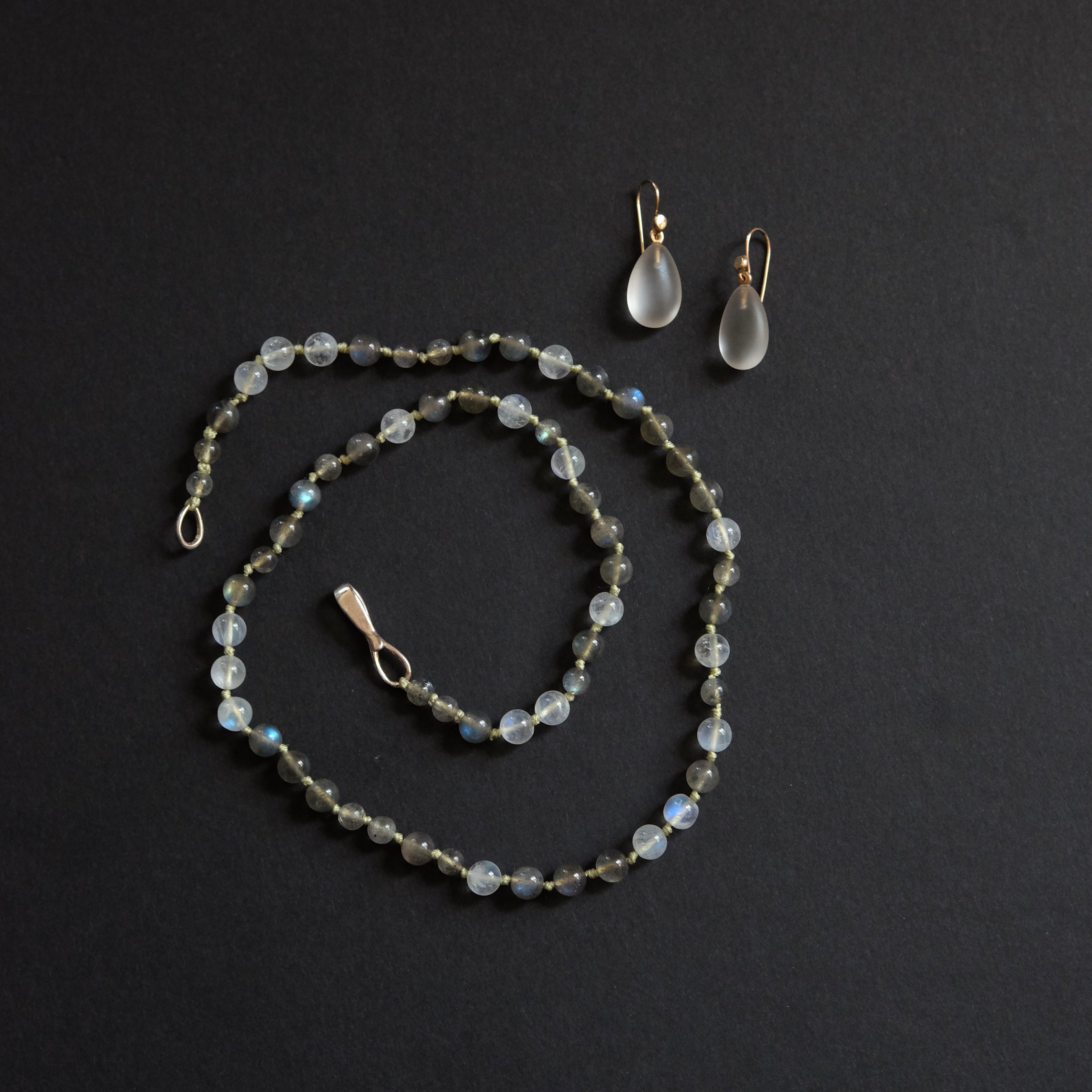 Labrodorite and Moonstone necklace