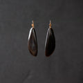 Hand Carved Horn Wing Earrings