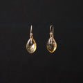 Citrine Tear Drop Earrings