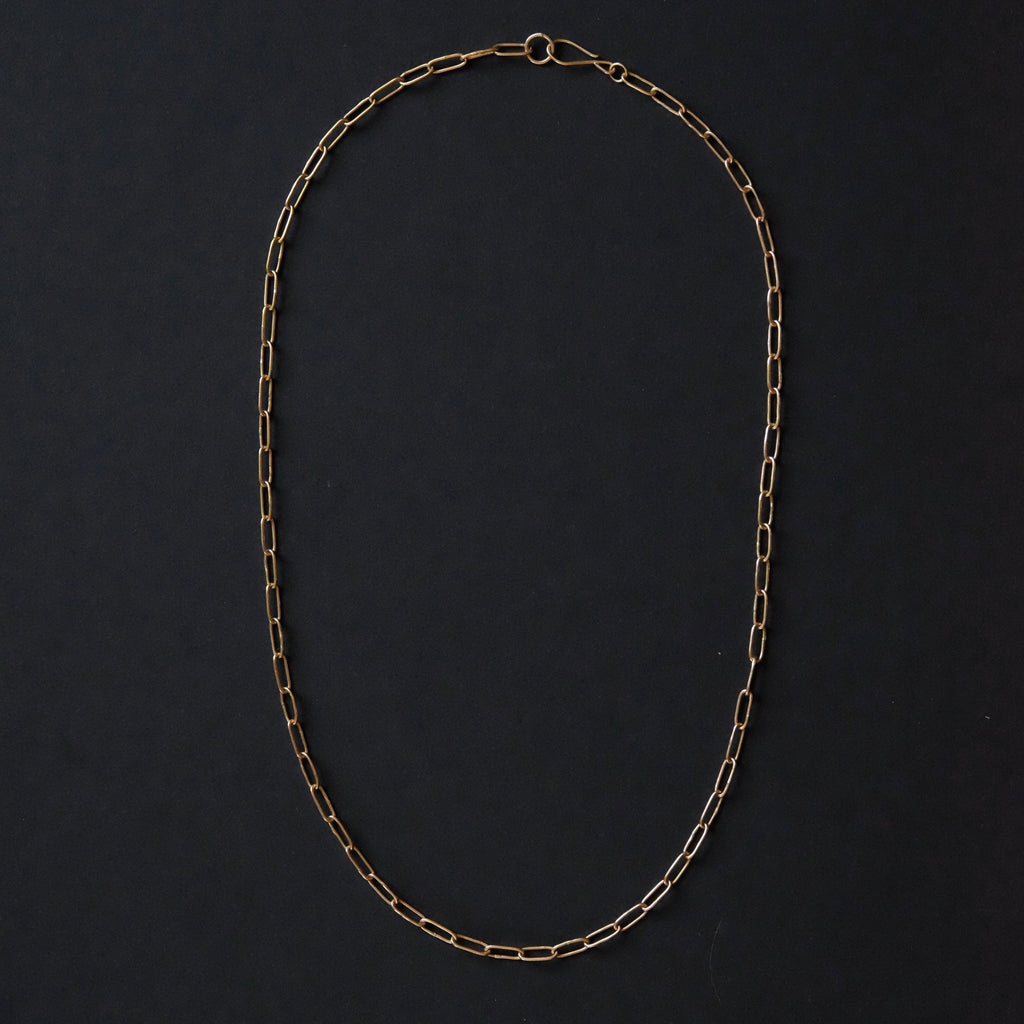 Hand Made 14k Gold Oval Link Chain