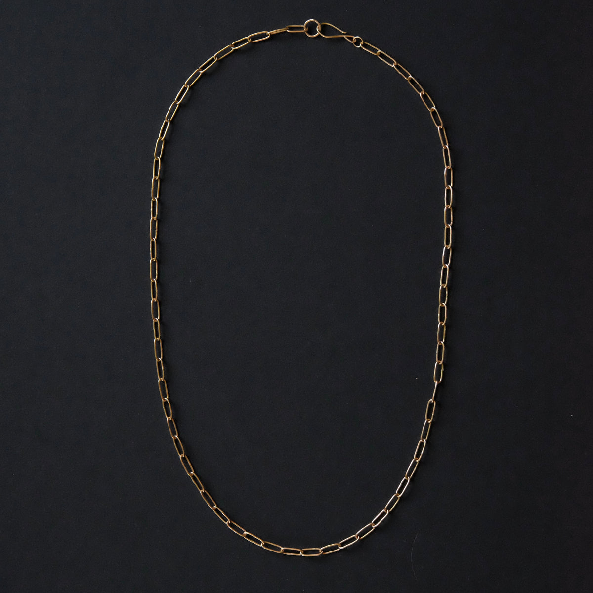 Hand Made 14k Gold Oval Link Chain