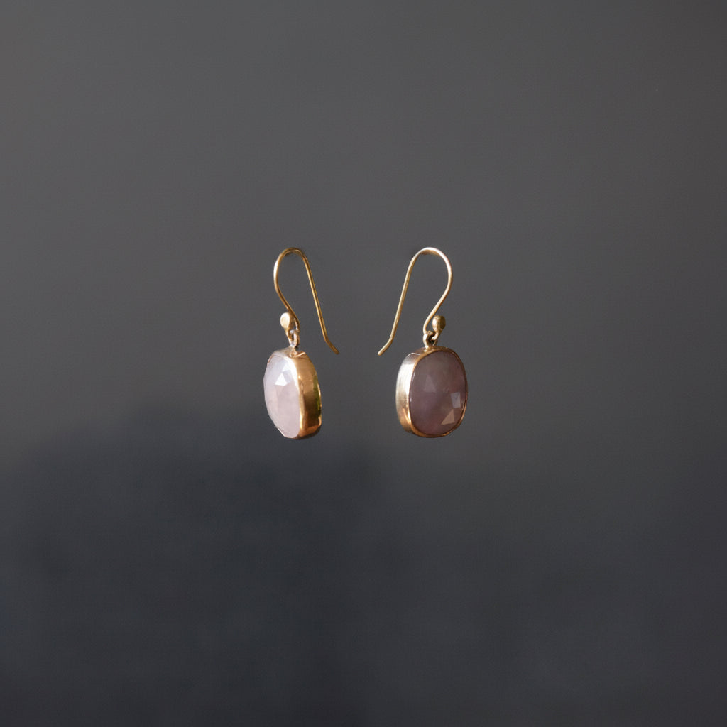 Lavender Sapphires in 14k gold
