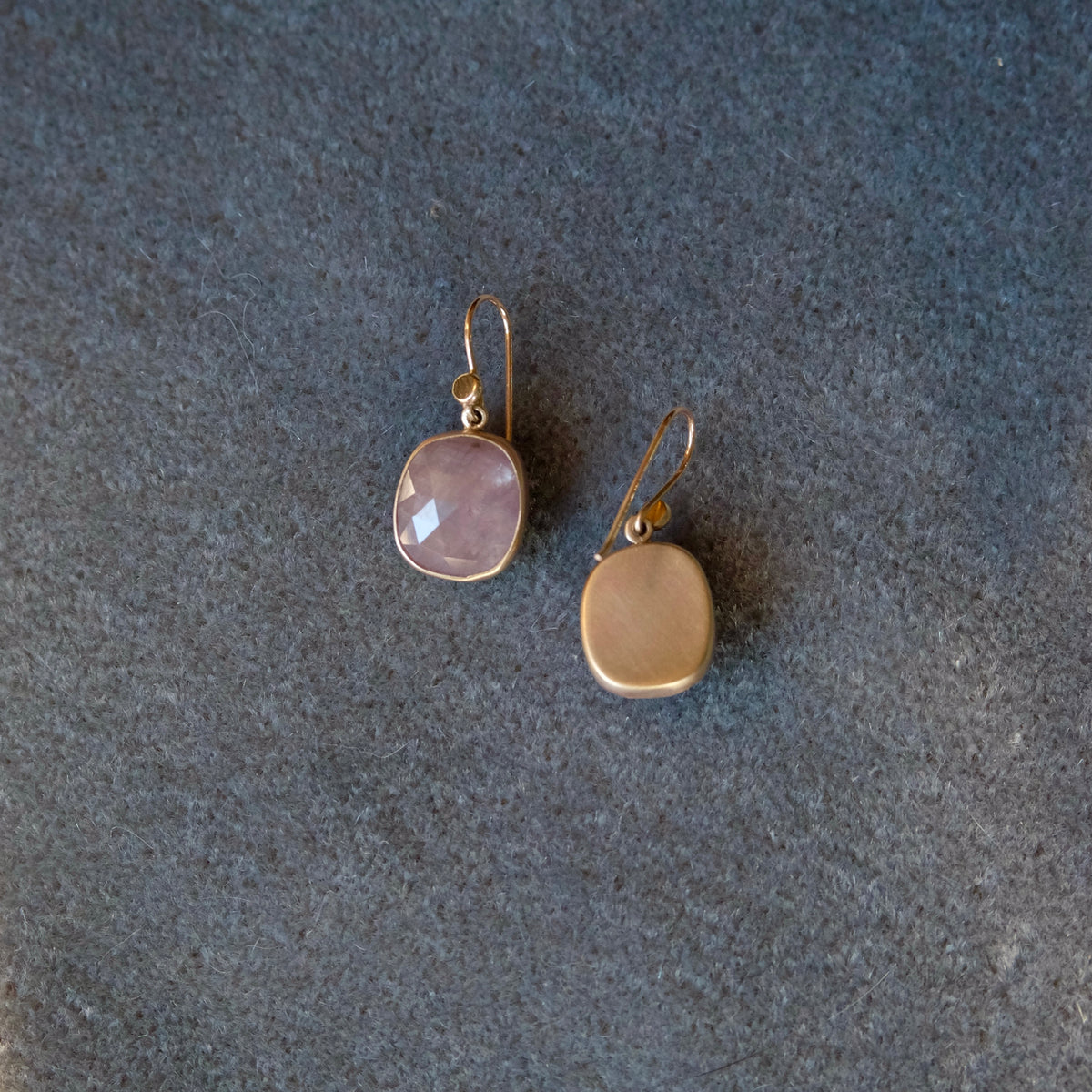 Lavender Sapphires in 14k gold