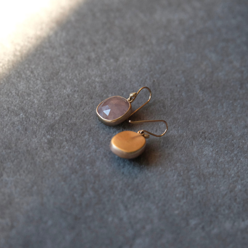 Lavender Sapphires in 14k gold