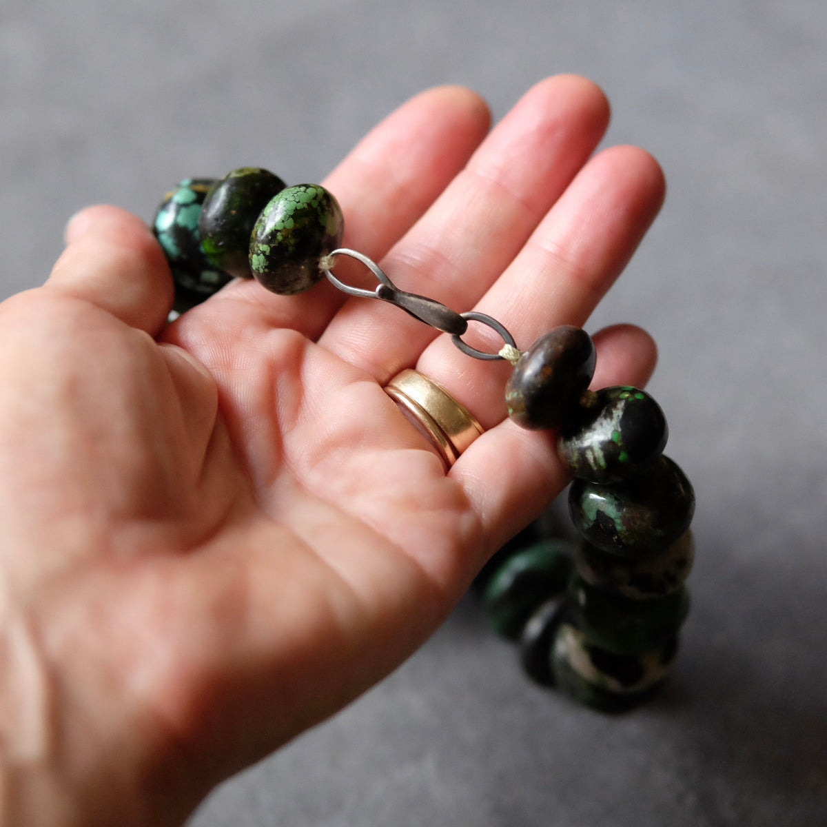Large Turquoise Bead Necklace