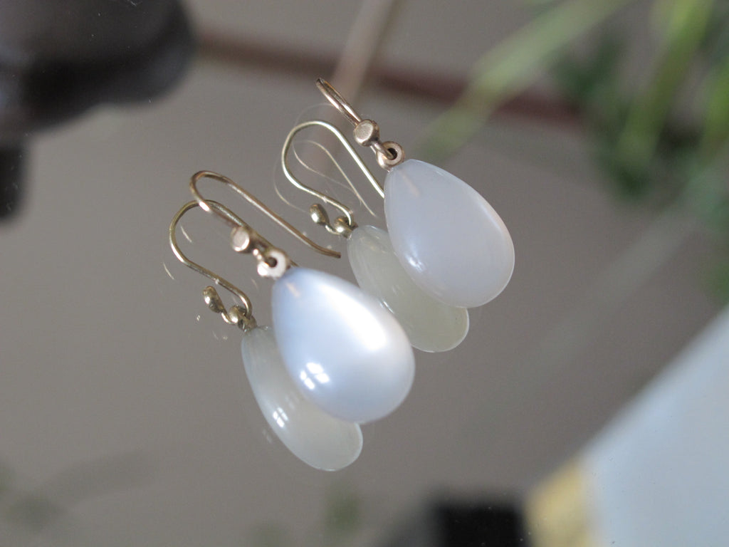 Moonstone Teardrop Earrings
