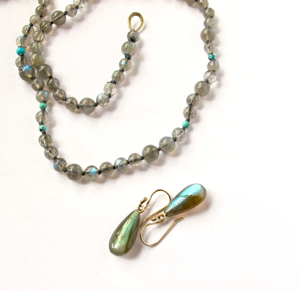 Labrodorite Drop Earrings (Copy)