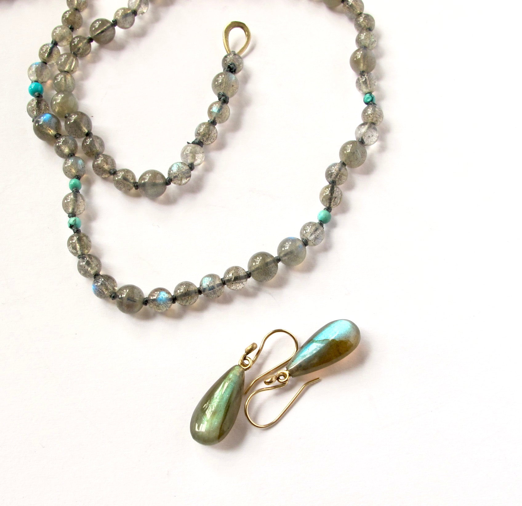 Labrodorite Drop Earrings (Copy)
