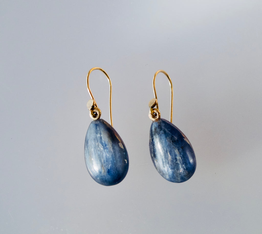 Kyanite Teardrop Earrings