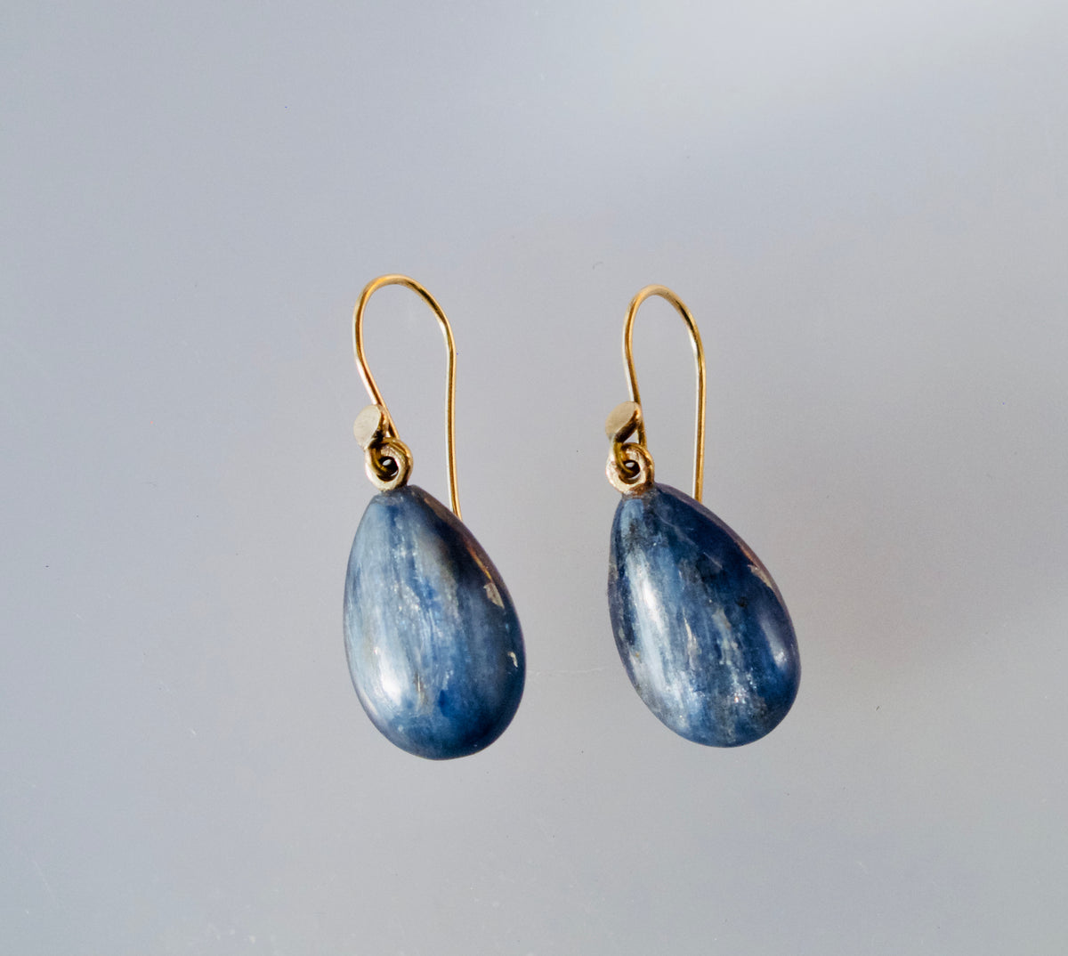 Kyanite Teardrop Earrings