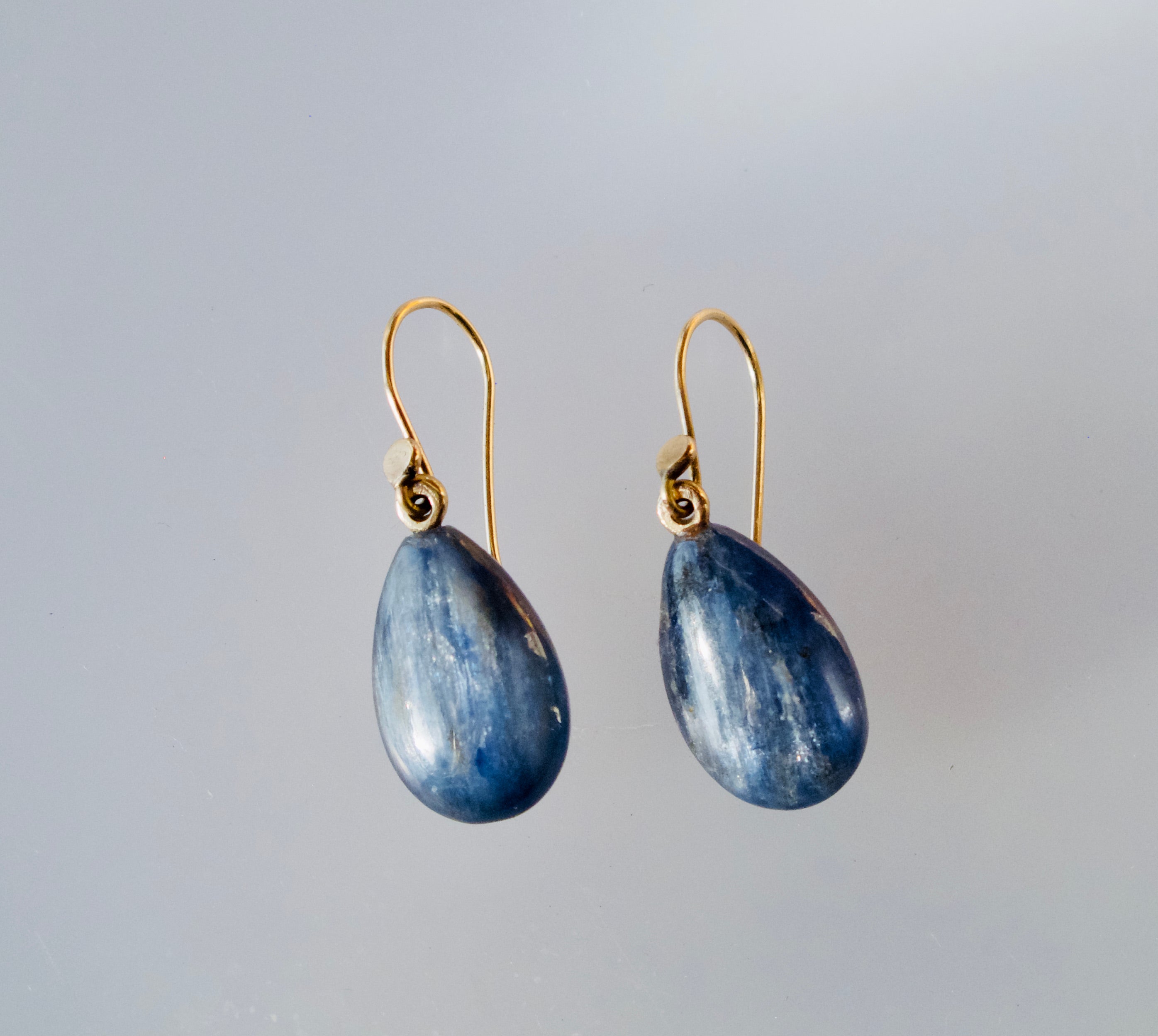 Kyanite Teardrop Earrings