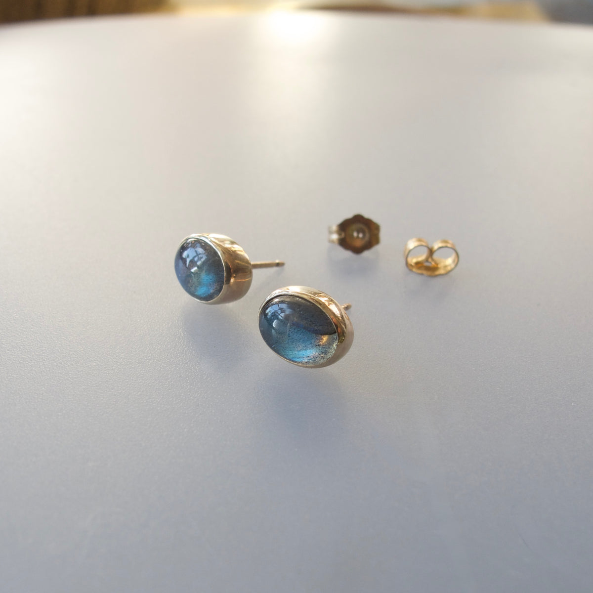 Labradorite Stud Earrings
