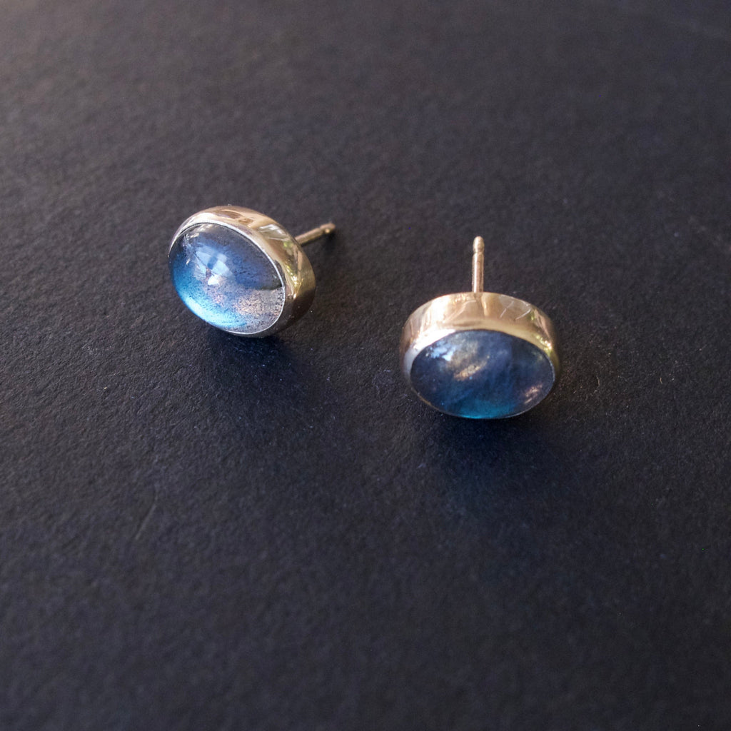 Labrodorite Stud Earrings