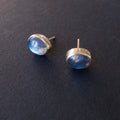 Labrodorite Stud Earrings