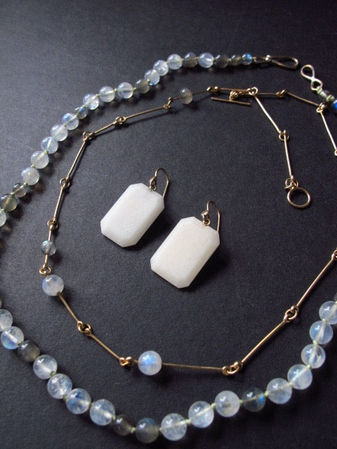 Bone Panel Earrings