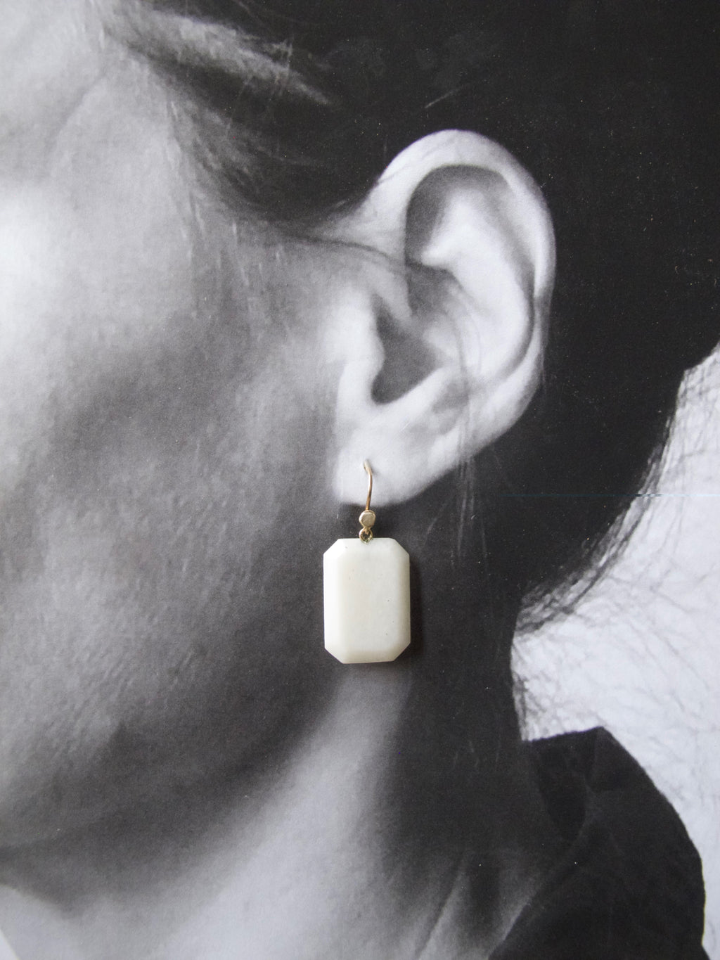 Bone Panel Earrings