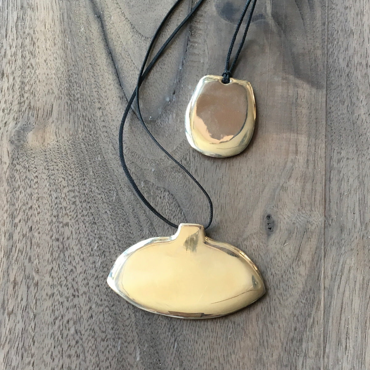 Wide Bronze Pendant