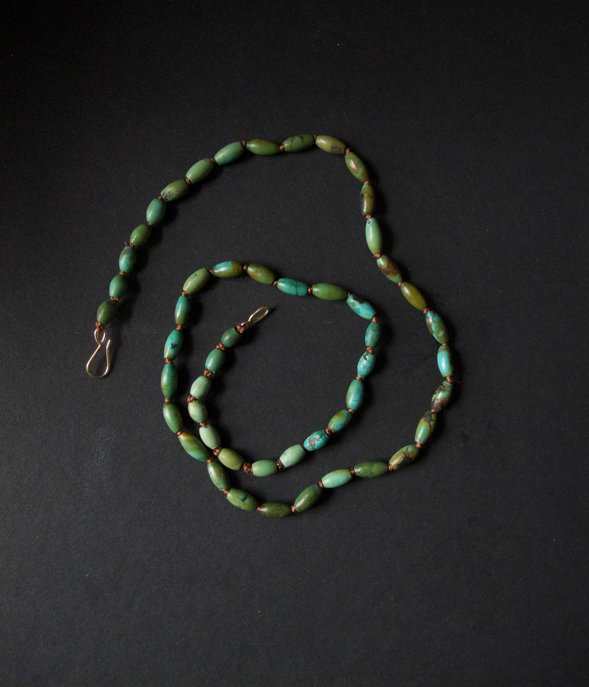 Green Turquoise Beaded Necklace