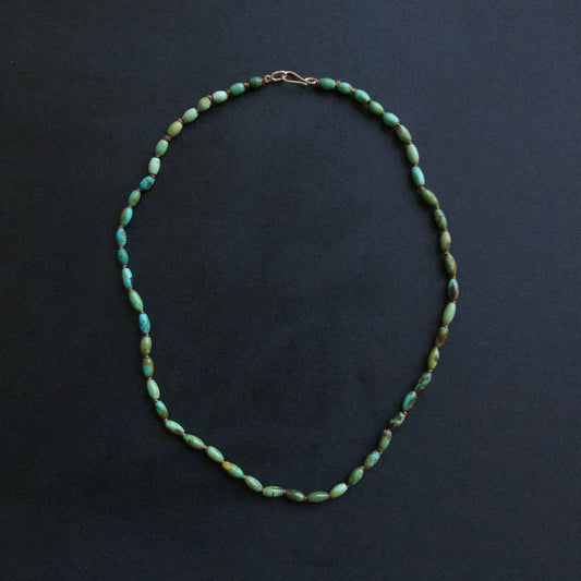 Green Turquoise Beaded Necklace