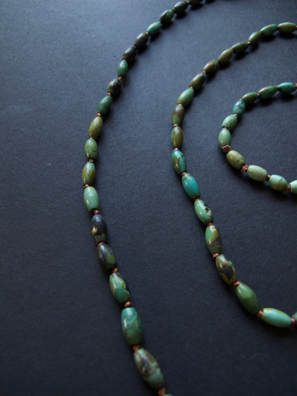 Green Turquoise Beaded Necklace