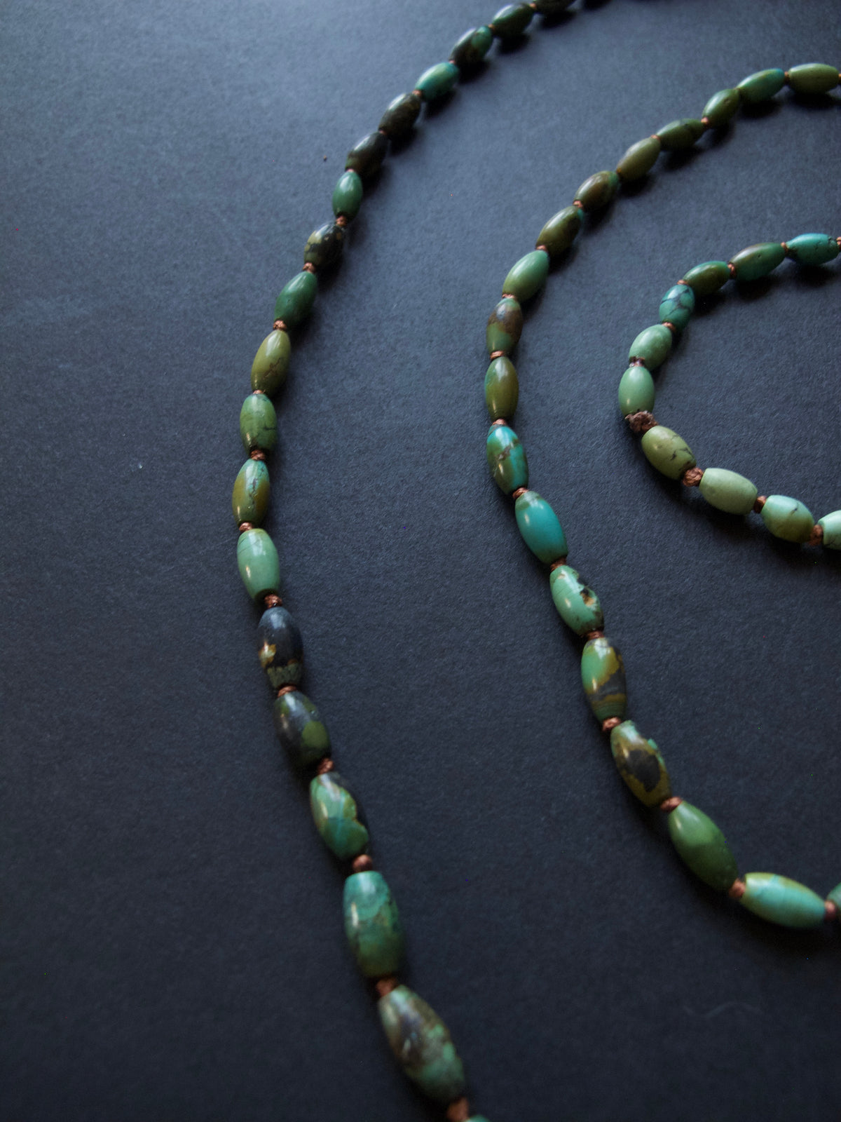 Green Turquoise Beaded Necklace