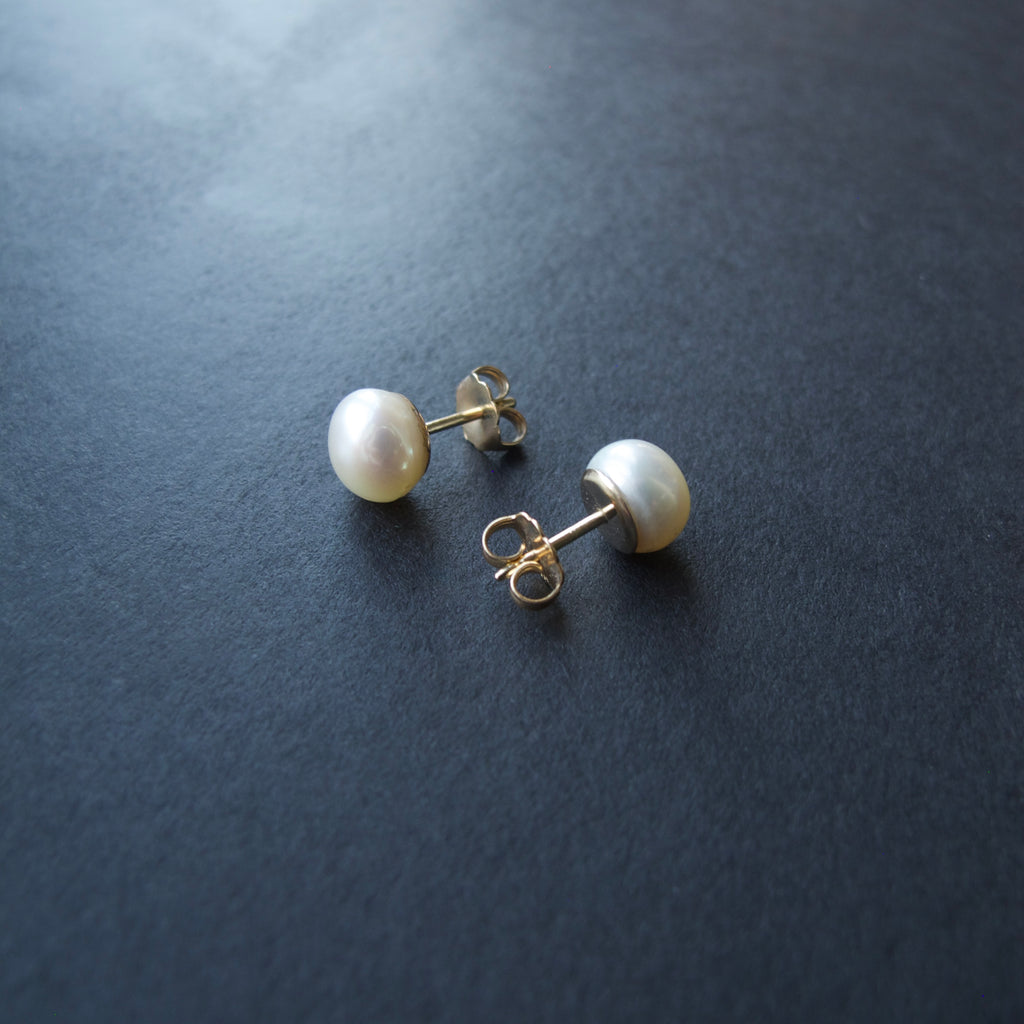 Pearl Stud Earrings