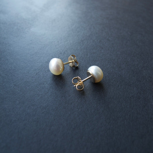 Pearl Stud Earrings
