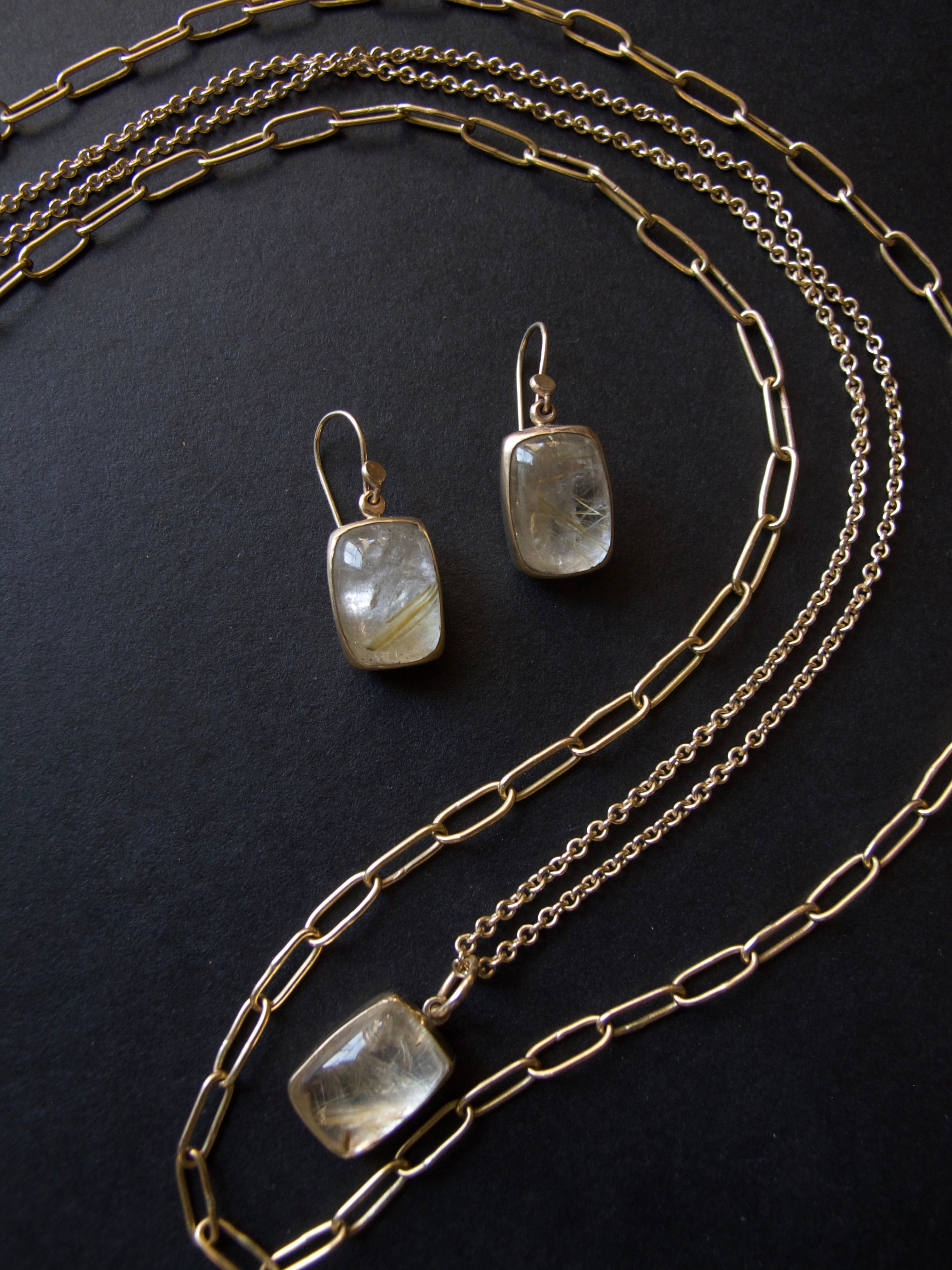 Hand Made 14k Gold Oval Link Chain