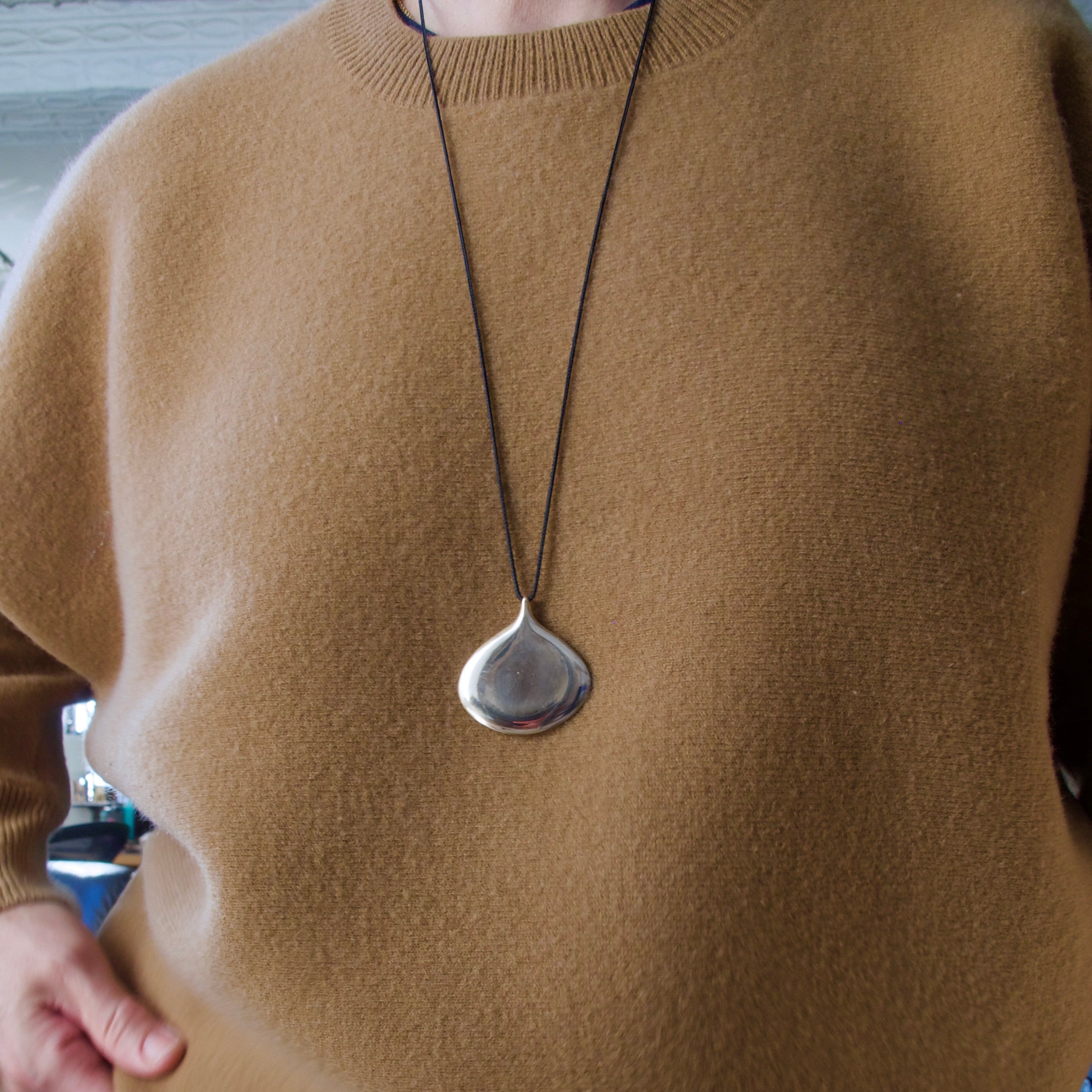 Bertoia Bronze Pendant