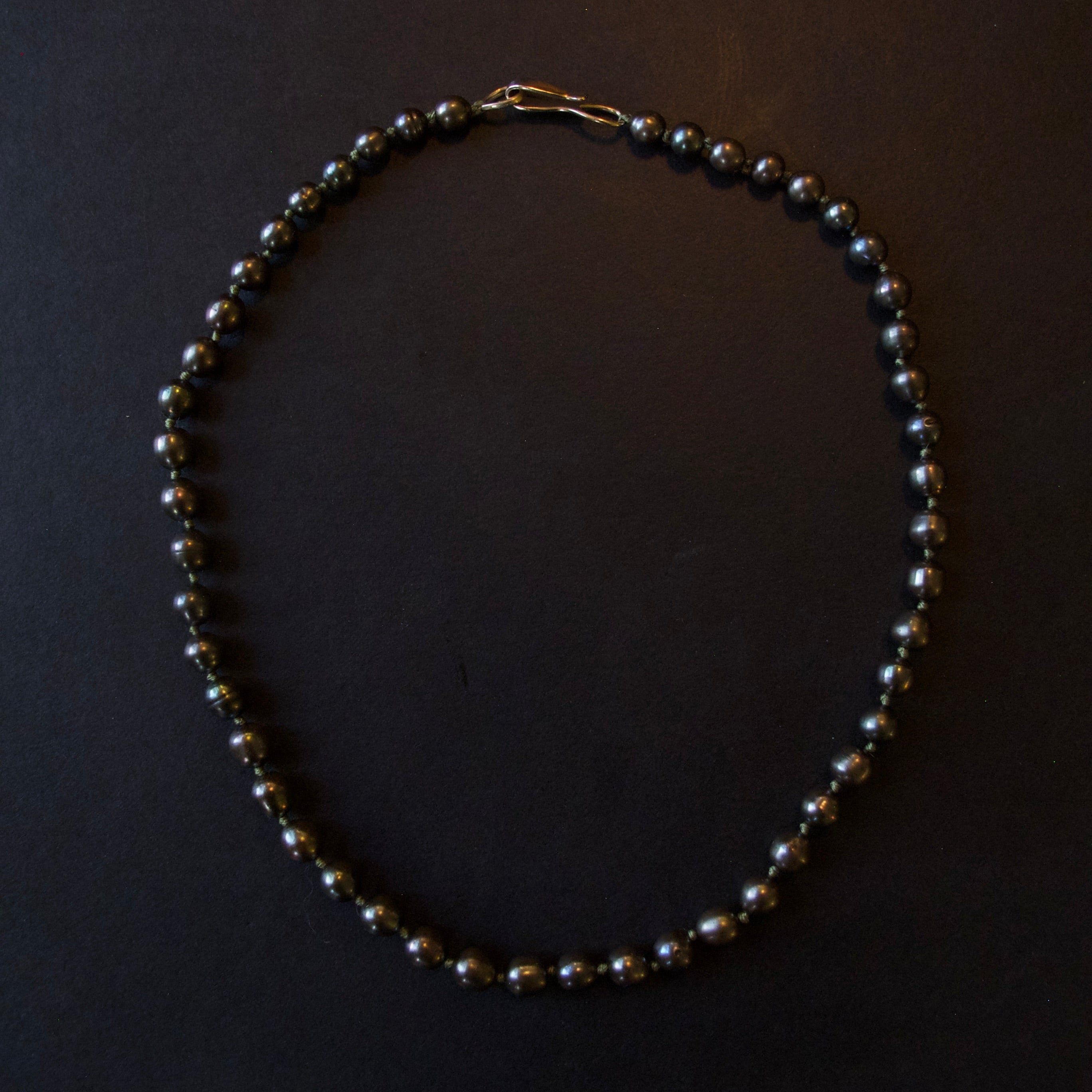 Black Pearl Necklace