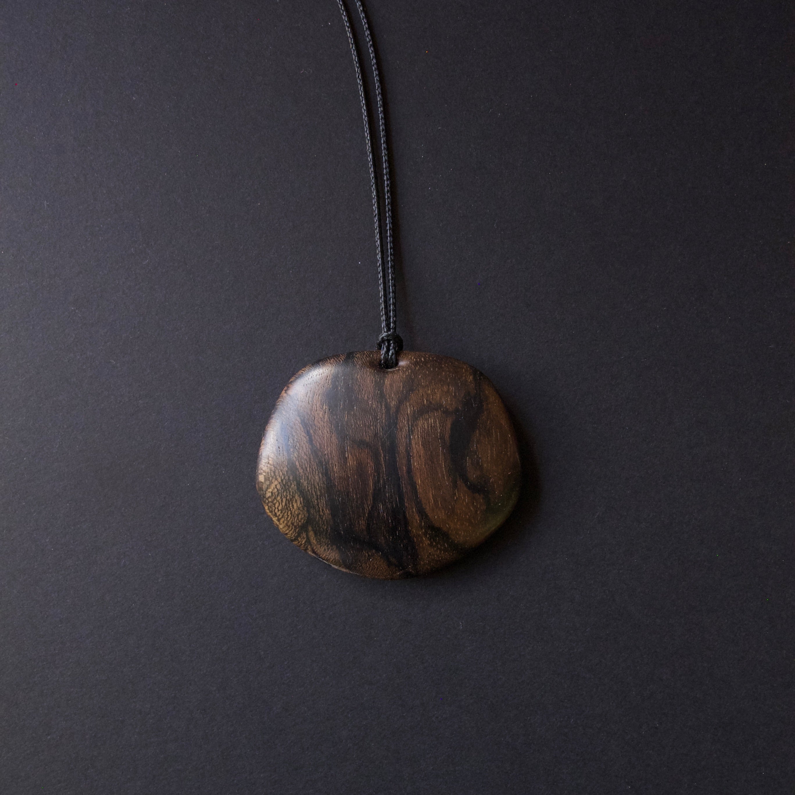 Assorted Carved Ziricote Pendants