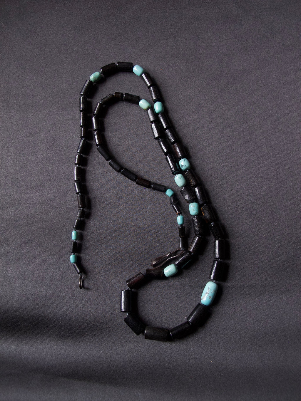 Black Coral and Turquoise Necklace