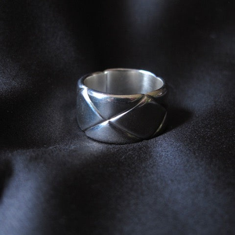 Sterling Silver Wide Tufted Ring