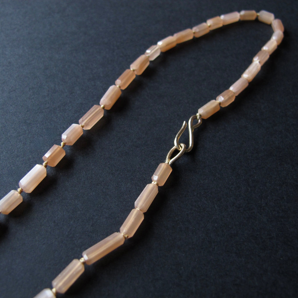 Pink Moonstone Choker Necklace