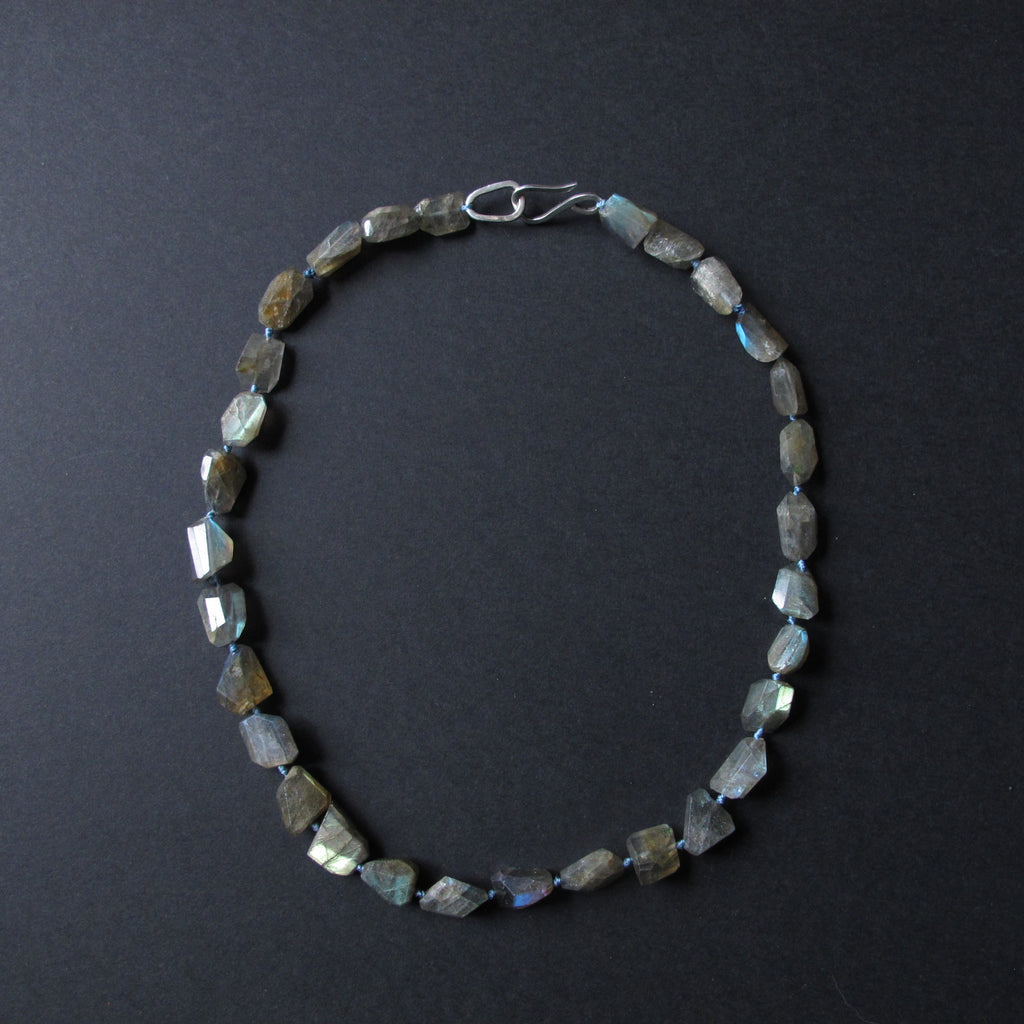 Labrodorite Chunky Bead Choker
