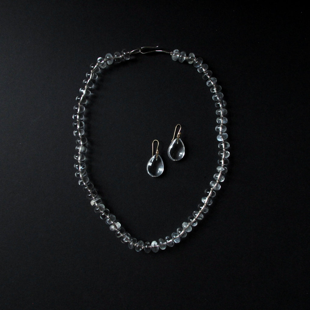 Rock Crystal Bead Necklace