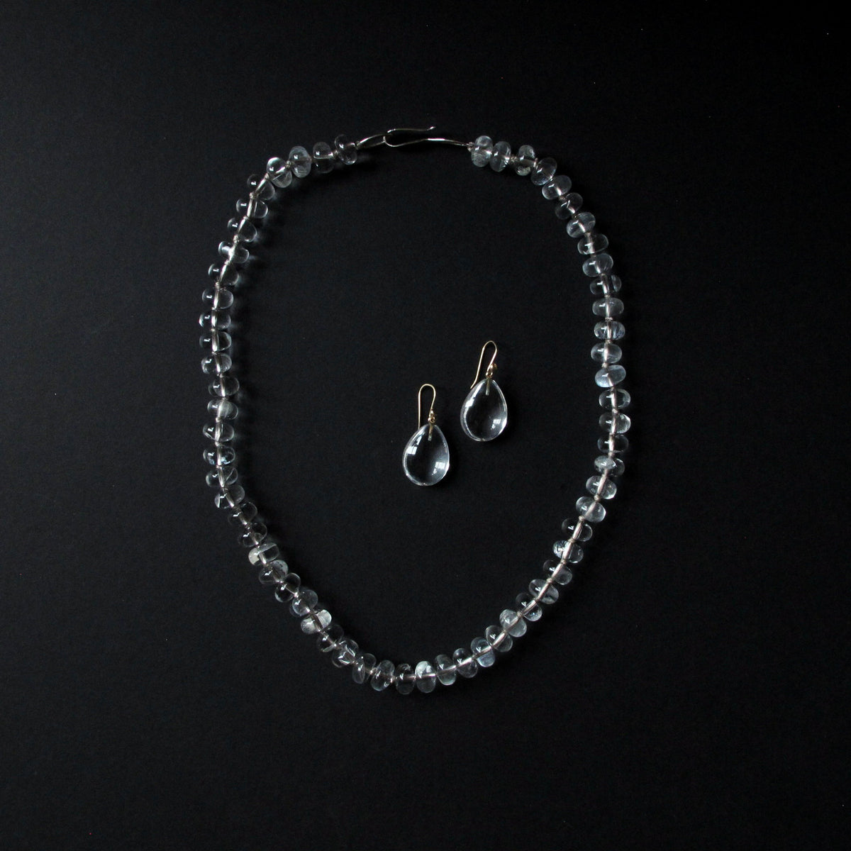 Rock Crystal Bead Necklace