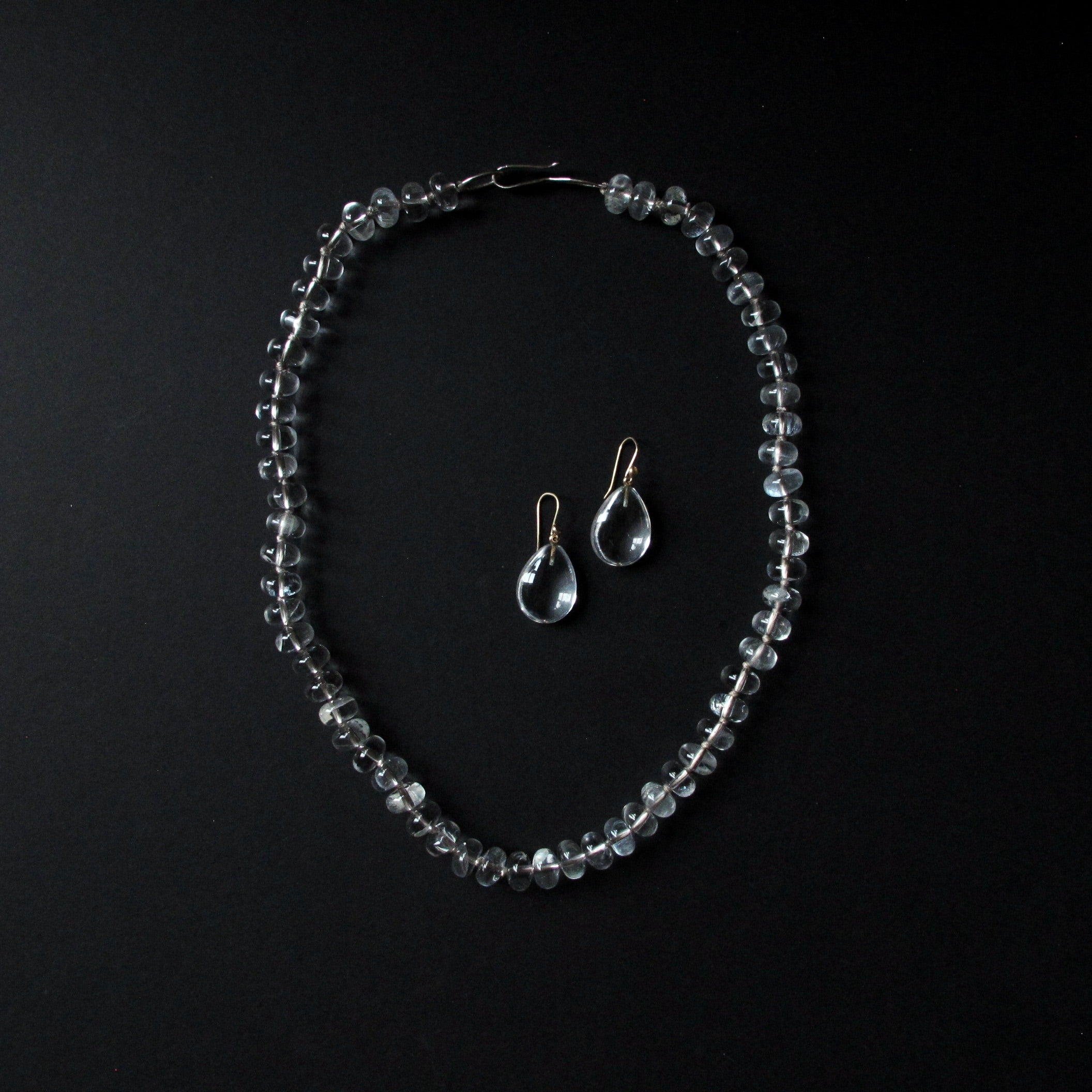 Rock Crystal Bead Necklace